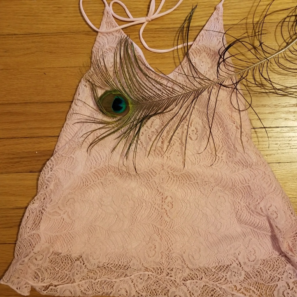 Lace halter